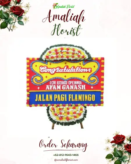 Sewa Papan Bunga Lalap